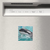 Miami Florida Orca Whale Foto Koelkast Magnet (Insitu (Vaatwasser))