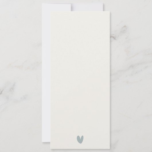 Miami Florida Palm Landscape Wedding Menu Kaart (Achterkant)