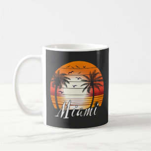 Miami Florida Palm Trees Summer Beach Koffiemok