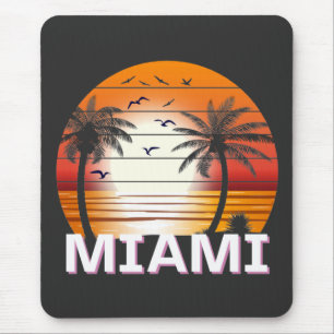 Miami Florida  Palm Trees Summer Beach Muismat