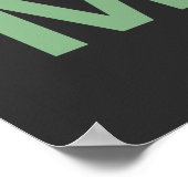 Miami Florida  Palm Trees Summer Beach Poster (Hoek)