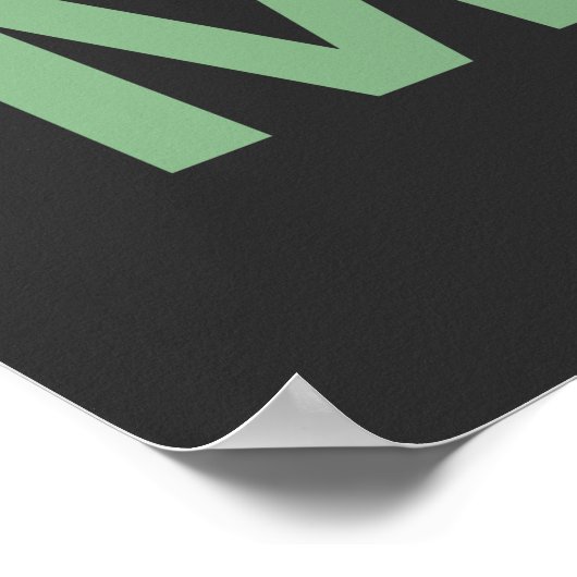 Miami Florida  Palm Trees Summer Beach Poster (Hoek)