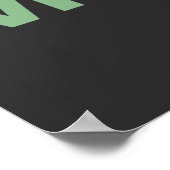 Miami Florida  Palm Trees Summer Beach Poster (Hoek)