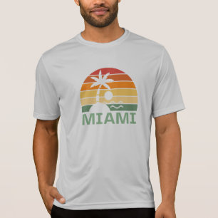 Miami Florida  Palm Trees Summer Beach T-shirt