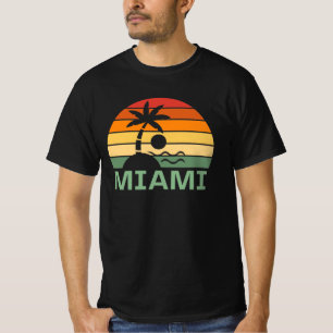 Miami Florida Palm Trees Summer Beach T-shirt