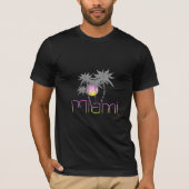 Miami, Florida Palms Cool T-shirt (Voorkant)