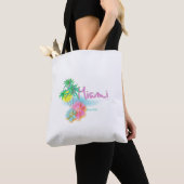 Miami, Florida, Palms, Flowers, Cool Tote Bag (Dichtbij)