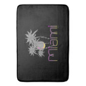 Miami, Florida Palms Modern Cool Badmat (Voorkant Verticaal)