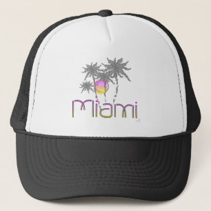 Miami, Florida Palms Modern Koel Verstelbaar Pet