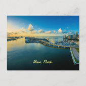 Miami, Florida, panoramisch uitzicht, Briefkaart (Voorkant)