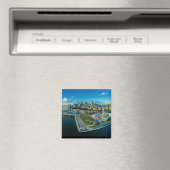 Miami, Florida, panoramisch uitzicht, Magneet (Insitu (Vaatwasser))