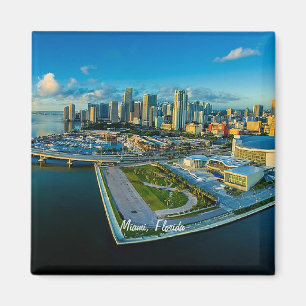 Miami, Florida, panoramisch uitzicht, Magneet
