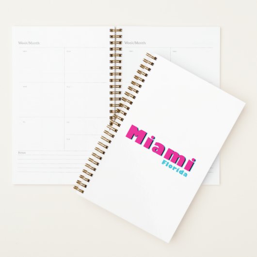 Miami, Florida Planner (Display)