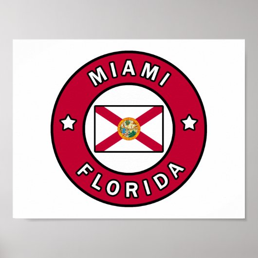 Miami Florida Poster (Voorkant)
