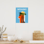 Miami Florida poster (Keuken)
