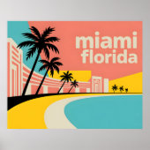 Miami Florida Poster (Voorkant)