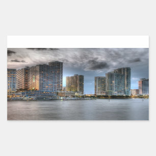 Miami, Florida Rechthoekige Sticker