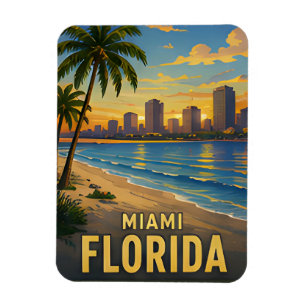Miami Florida Reis Cadeau Magneet