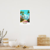 Miami Florida Reisprint Poster (Keuken)