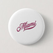 Miami Florida Ronde Button 5,7 Cm (Voorkant)