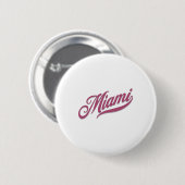 Miami Florida Ronde Button 5,7 Cm (Voorkant /achterkant)