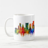 Miami Florida Silhouet Koffiemok (Links)