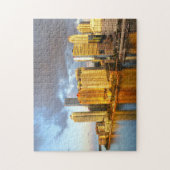 Miami Florida Silhouet. Legpuzzel (Verticaal)
