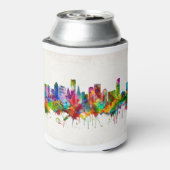 Miami Florida Skyline Blikjeskoeler (Blikje Achterkant)