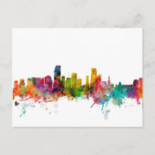 Miami Florida Skyline Briefkaart (Voorkant)