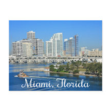 Miami Florida Skyline en Harbour - VS