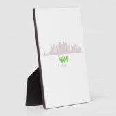 Miami,florida skyline fotoplaat (Zijkant)