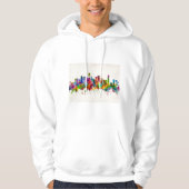 Miami Florida Skyline Hoodie (Voorkant)