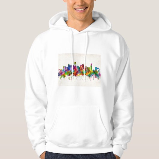 Miami Florida Skyline Hoodie (Voorkant)