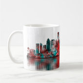 Miami Florida Skyline Koffiemok (Links)