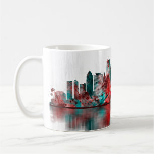 Miami Florida Skyline Koffiemok