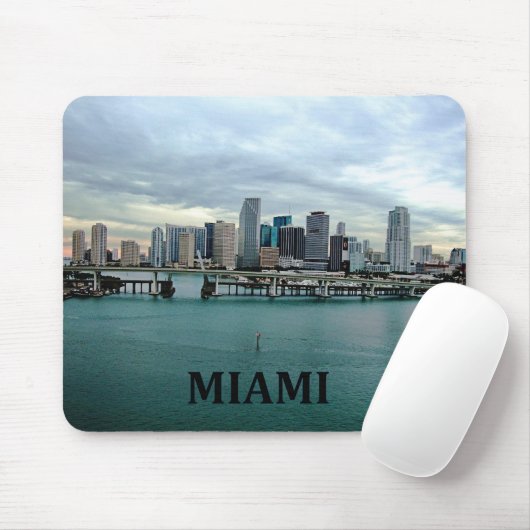 Miami Florida Skyline Muismat (Met muis)