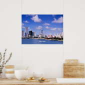 Miami, Florida Skyline Poster (Keuken)