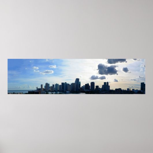 Miami, Florida Skyline Poster (Voorkant)