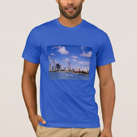 Miami, Florida Skyline T-shirt (Voorkant)