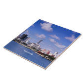 Miami, Florida Skyline Tegeltje (Zijkant)