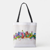 Miami Florida Skyline Tote Bag (Achterkant)