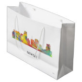 MIAMI FLORIDA SKYLINE WB1 GROOT CADEAUZAKJE (Voorkant Gekanteld)