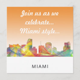 MIAMI FLORIDA SKYLINE WB1 KAART