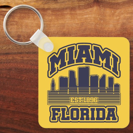 Miami, Florida Sleutelhanger (Voorkant)
