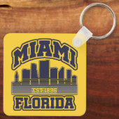 Miami, Florida Sleutelhanger (Achterkant)