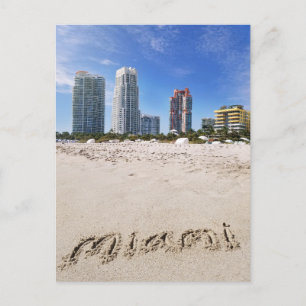 Miami Florida South Beach Reizen Briefkaart