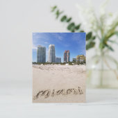 Miami Florida South Beach Reizen Briefkaart (Staand voorkant)