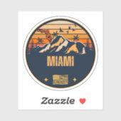Miami, Florida Sticker (Vel)