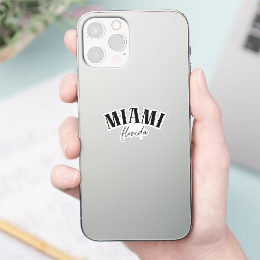 Miami Florida Sticker (Telefoon)
