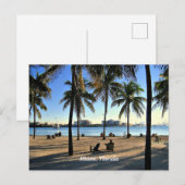 Miami, Florida strand Briefkaart (Voorkant / Achterkant)